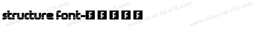 Structure Font字体转换